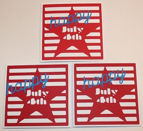 MINI CARDS-INDEPENDENCE DAY