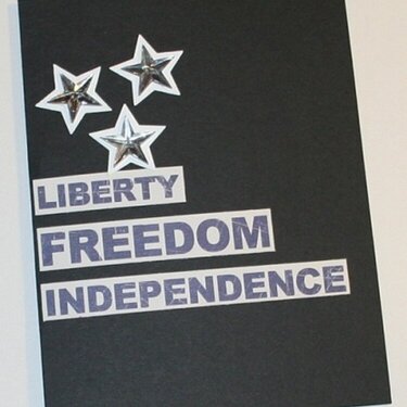 INDEPENDENCE DAY CARD