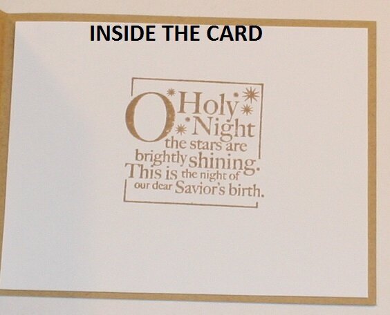 INSIDE THE CARD