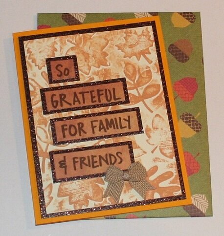 THANKSGIVING CARD KIT for a class