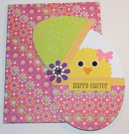 EASTER CARD OPENED