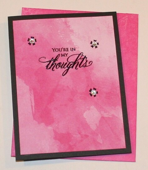 &#039;YOURE IN MY THOUGHTS&#039; CARD