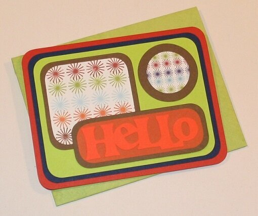 &#039;HELLO&#039; CARD