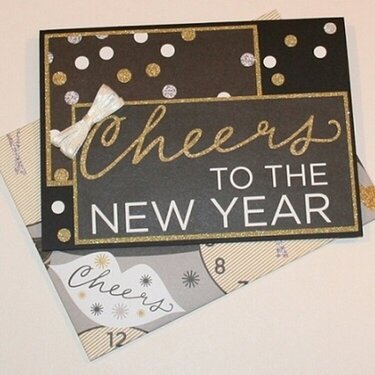 'CHEERS TO THE NEW YEAR' CARD