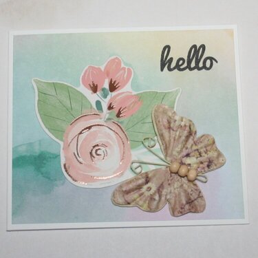 BLANK GREETING CARD