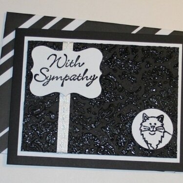 CAT SYMPATHY CARD