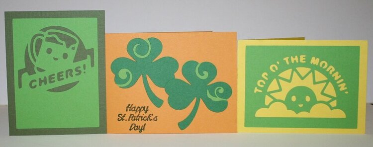 St Patircks Day cards