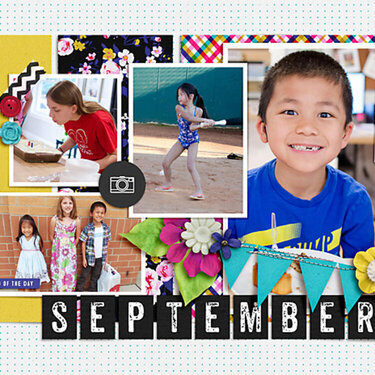 September Calendar Topper