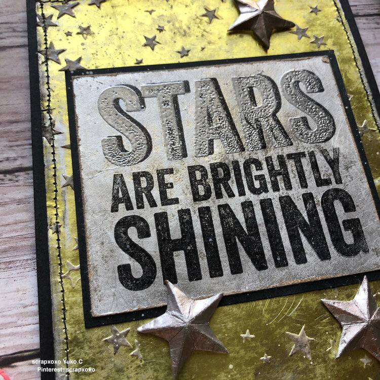 Stars are brightly shining