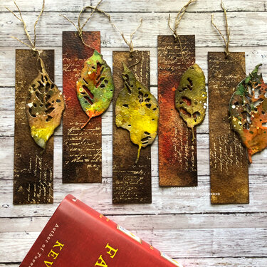 Autumn bookmarks