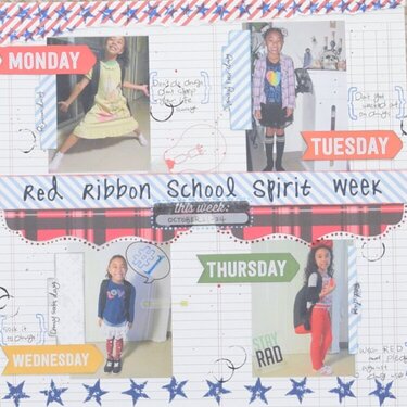 Red ribbon school spirit week
