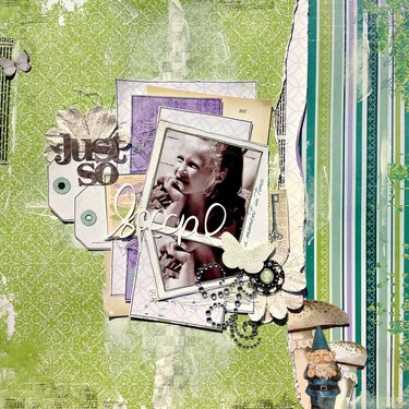 Just So - Bo Bunny, Echanted Garden