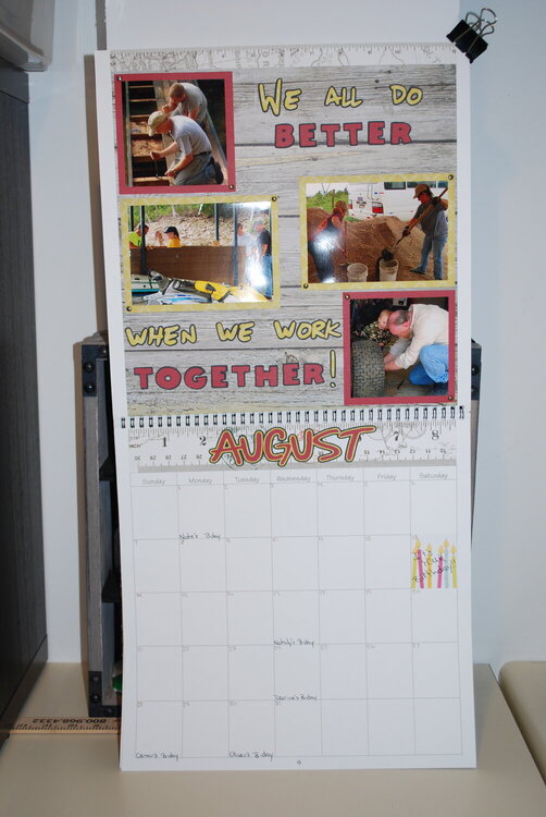 August Calendar