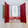 Inside of Christmas Card - Cardinal