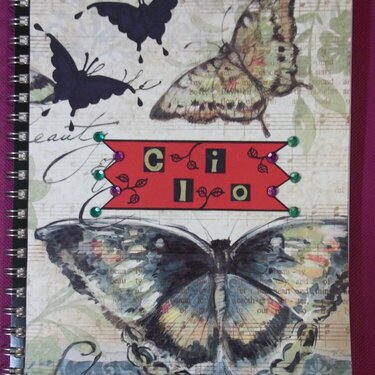 My first scrapbook cover
