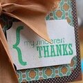Masculine Thank You card (Authentique)
