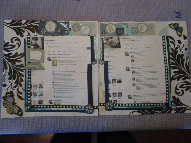 Very first go at scrapbooking.