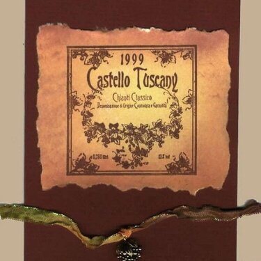 Tuscany Card [Ivy Cottage Creatable Cards &amp; Tags 2003]