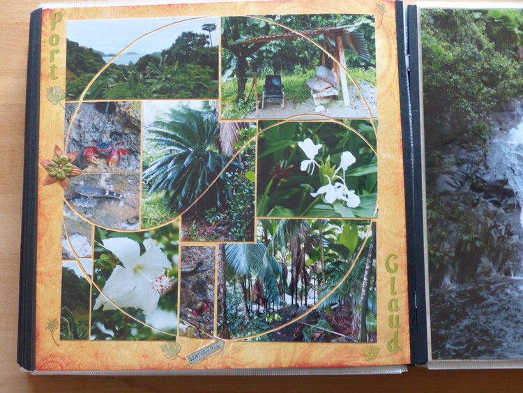 Waterfall Port Glaud Seychelles left Page