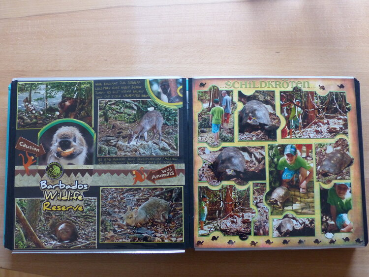 Barbados Wildlife Reserve Adventure Day Double Page