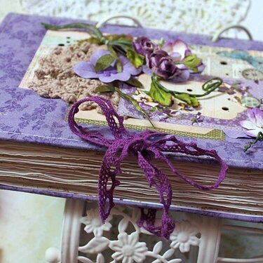 Lavender notebook