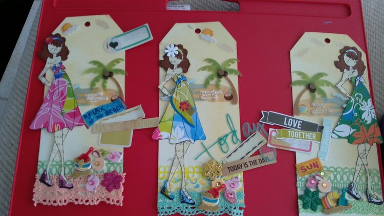 Julie Nutting Summer Tag swap