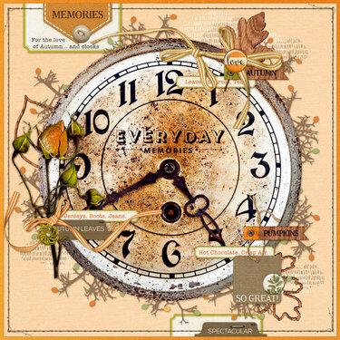 For the love of Autumn... and clocks