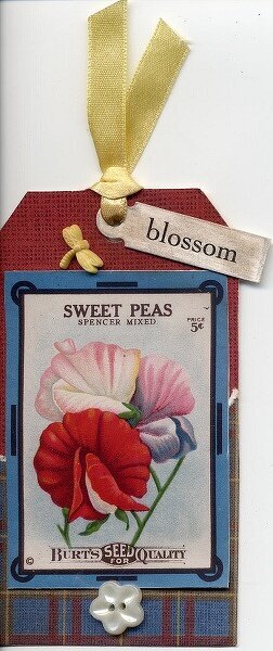 Sweet Peas Tag for Pea Pals