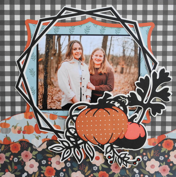 Thanksgiving Scrapbook Page Idea