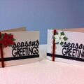 Poinsettia Card - Seasons Greatings