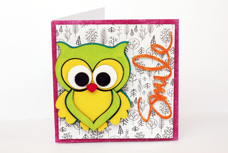 Card with owl by mru