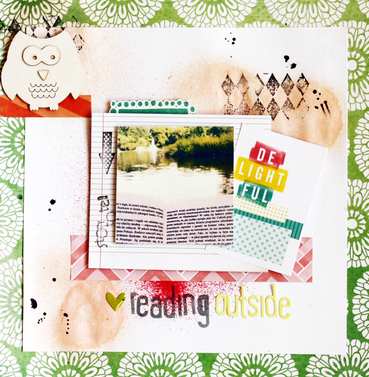 Layout &quot;Love reading outside&quot; by mru