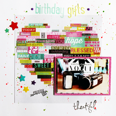 Layout &quot;Birthday gifts&quot; by mru