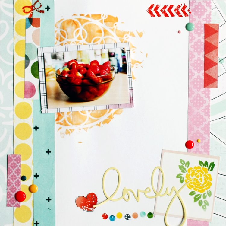Layout &quot;Strawberries&quot; by mru