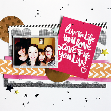 Layout &quot;Live the life you love&quot; by mru