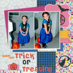 Ready for Trick or Treating...granddaughter Audrey