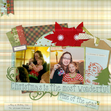 The most wonderful time of the year with granddaughter Audrey and daughter Stacy