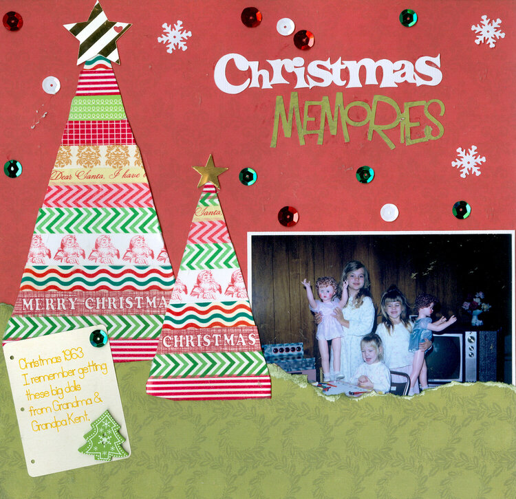 Christmas Memories 1963 me &amp; my sisters
