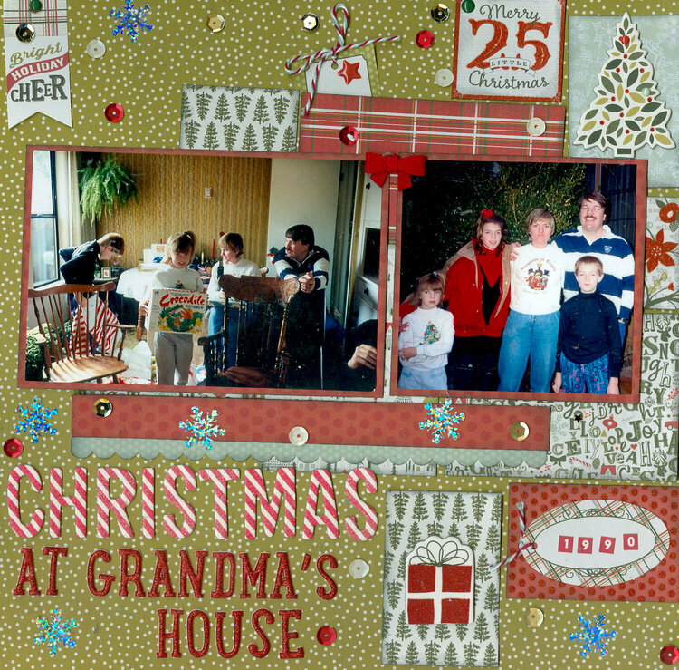 Christmas at Grandma&#039;s house