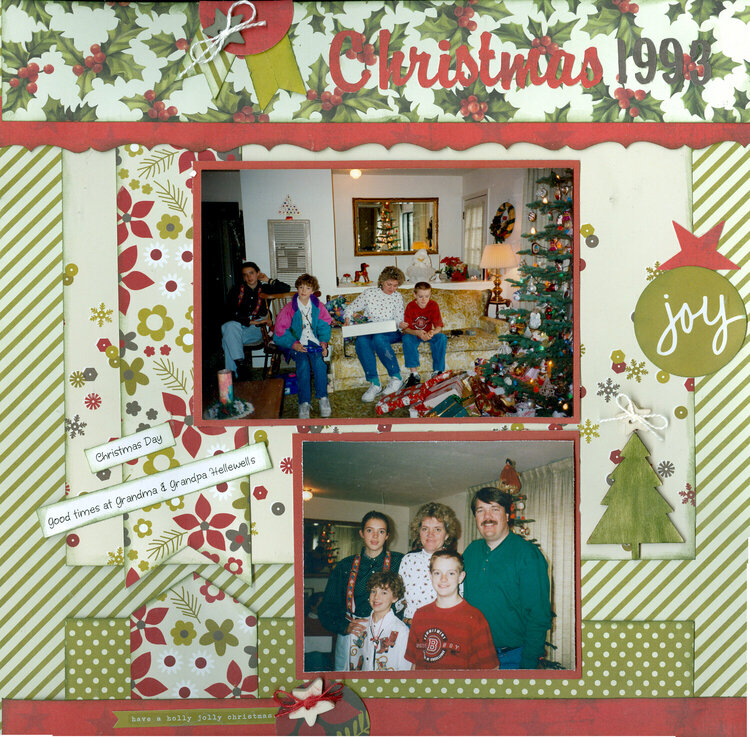 Christmas 1993 with me and my family