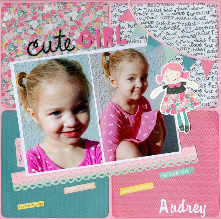 Cute Girl Granddaughter Audrey
