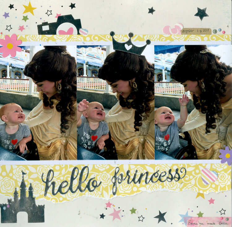 Hello Princess with granddaughter Emmalee