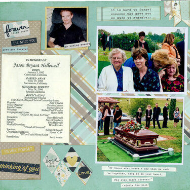 Our son Jason&#039;s funeral pg 2