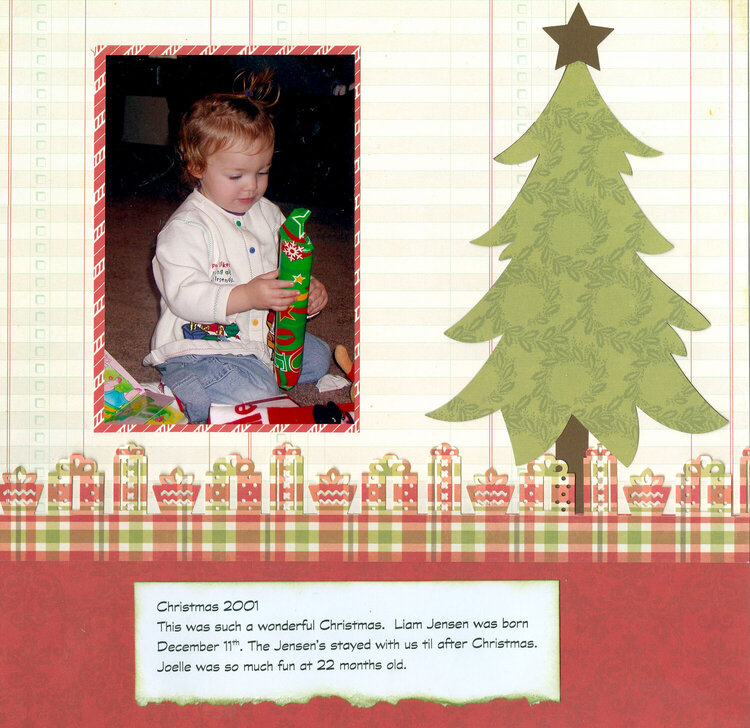 Christmas 2001 Granddaughter Joelle pg 2