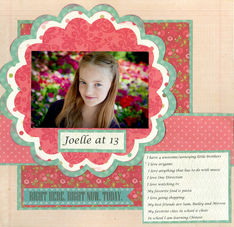 Joelle at 13