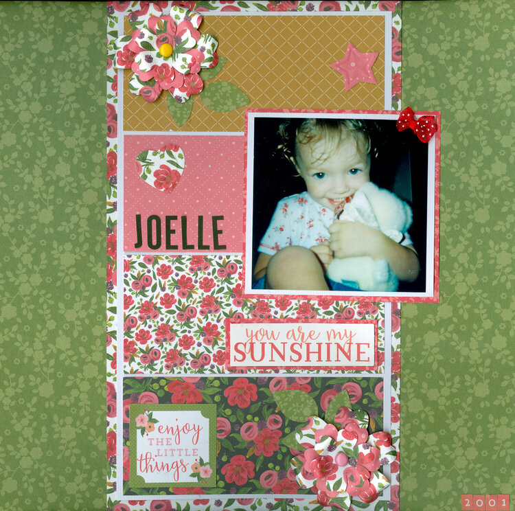 You are my sunshine granddaughter Joelle
