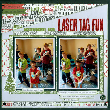 Christmas Day Laser Tag Fun
