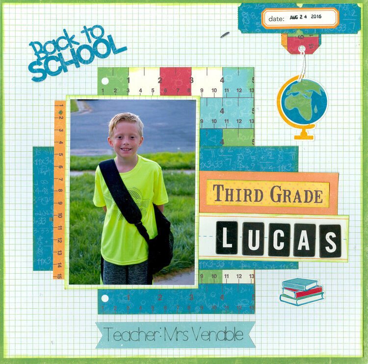 Grandson Lucas Back to School
