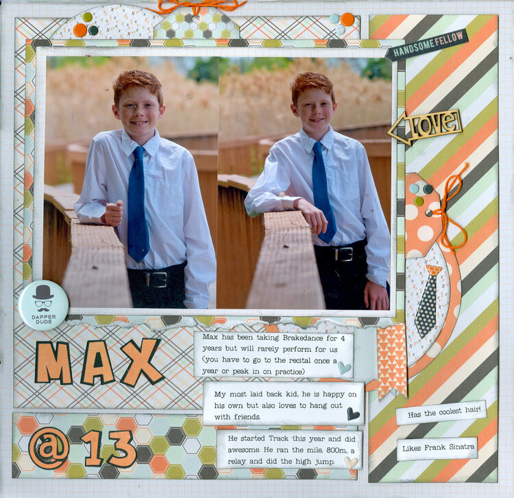 Max at 13
