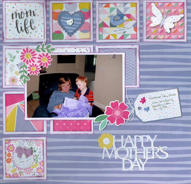 Mothers Day 2005 with grandson Liam